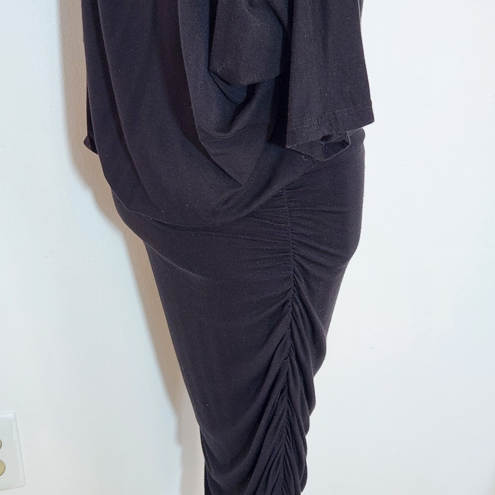 Boston Proper Black Knit Dolman Sleeve Dress Size Small - Picture 5 of 10